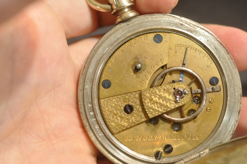 2490] Waltham ウォルサム Home Watch Co 銀無垢ハンター 1872年 1857モデル 鍵巻き - アンティーク懐中時計の販売買取専門店  古響堂